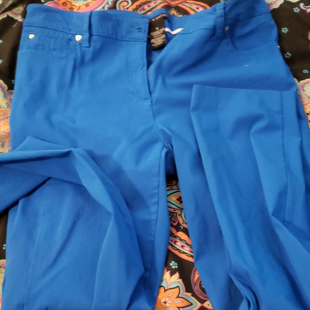 Electric blue pants